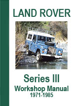 Land Rover Series 3 Workshop Manual